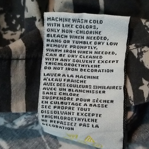 Quicksilver Hawaiian Boardriding floral print button up shirt large - Picture 8 of 10